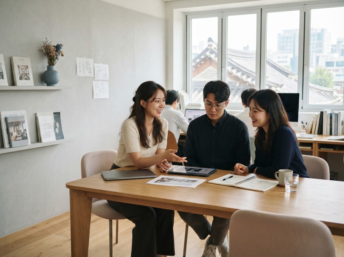 결보윤 서비스 화면과 데이터 분석 과정을 보여주는 이미지